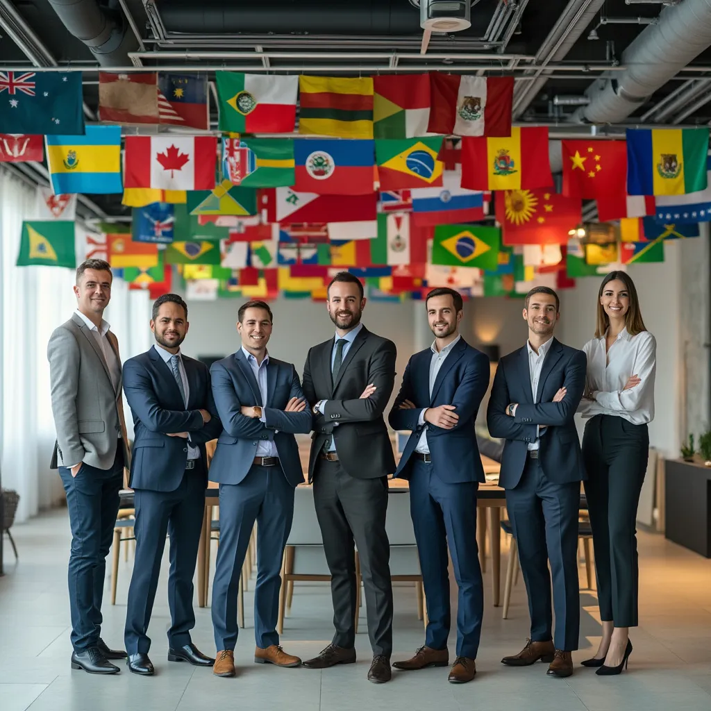 Equipo internacional de ConExpert en 2015